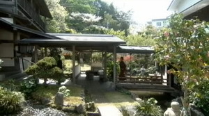 鮫島旅館　内庭